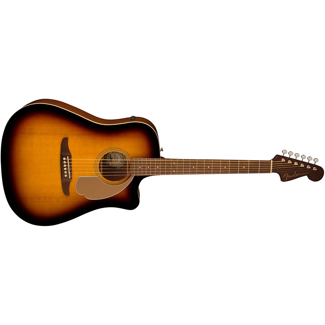 Redondo Player, Walnut Fingerboard, Gold Pickguard, Sunburst - Image 4