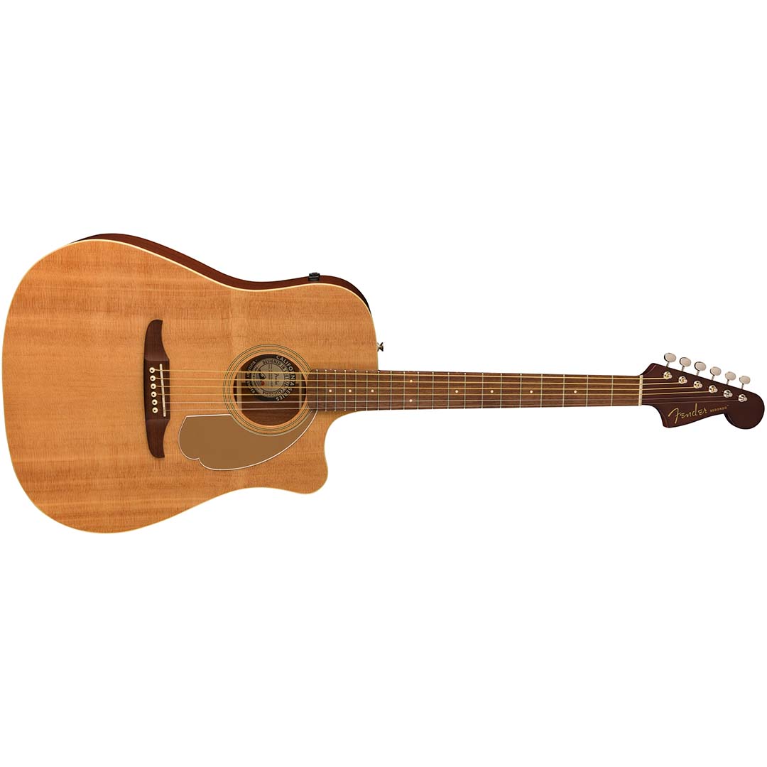 Redondo Player, Walnut Fingerboard, Gold Pickguard, Natural - Image 4