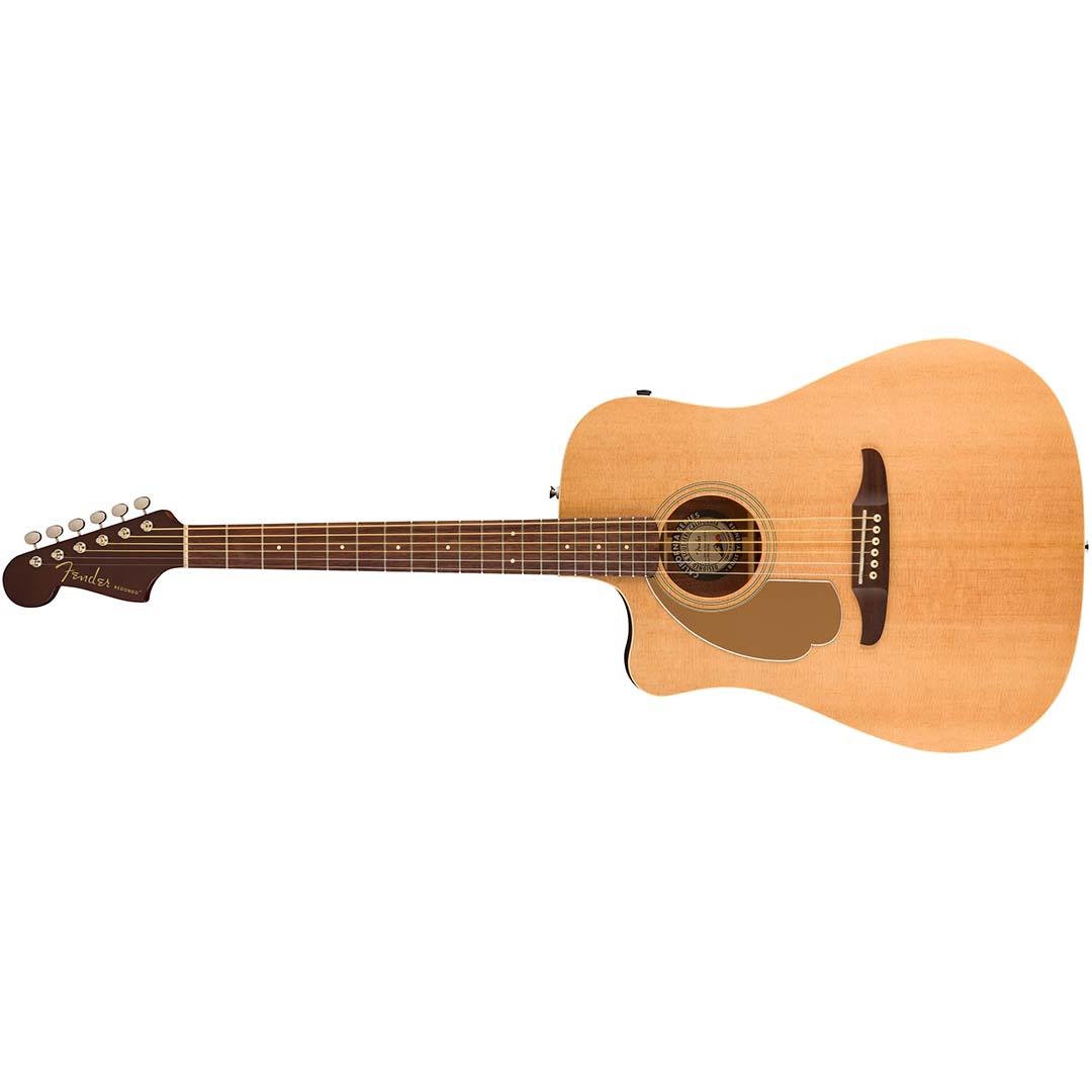 Redondo Player Left-Handed, Walnut Fingerboard, Gold Pickguard, Natural - Image 2
