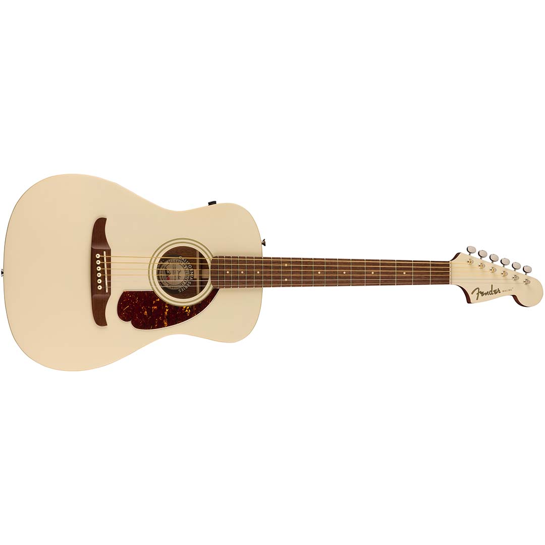 Malibu Player, Walnut Fingerboard, Tortoiseshell Pickguard, Olympic White - Image 2