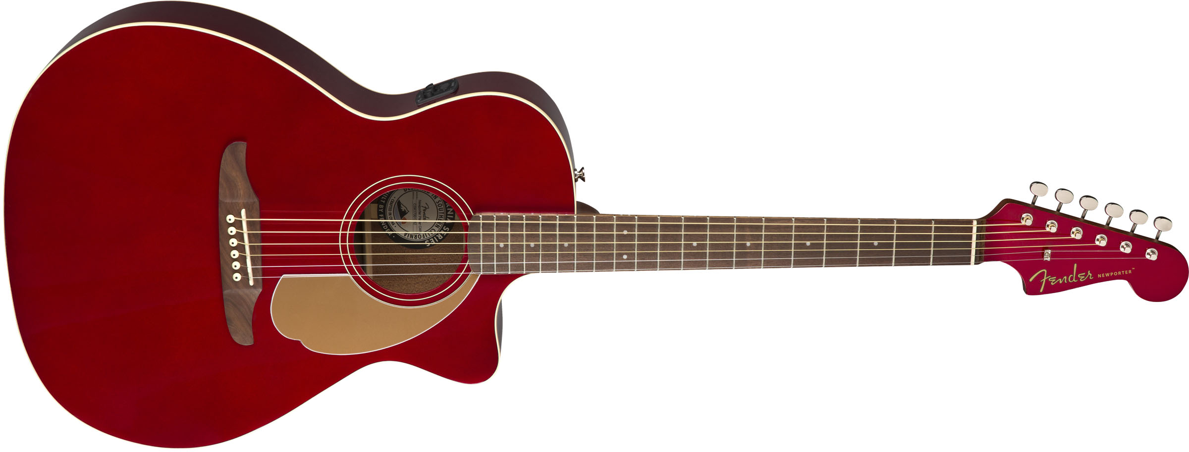 Newporter Player, Walnut Fingerboard, Candy Apple Red - Image 4