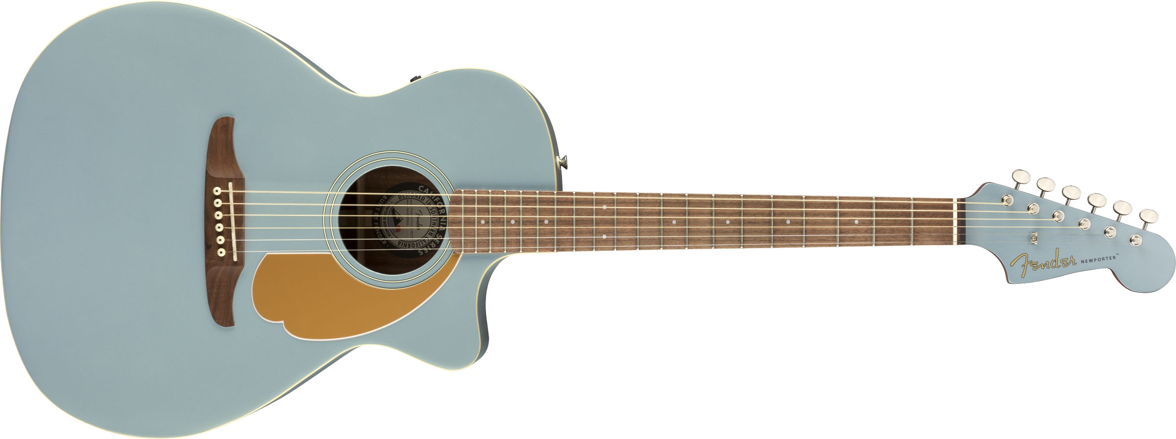 Newporter Player, Walnut Fingerboard, Ice Blue Satin - Image 2