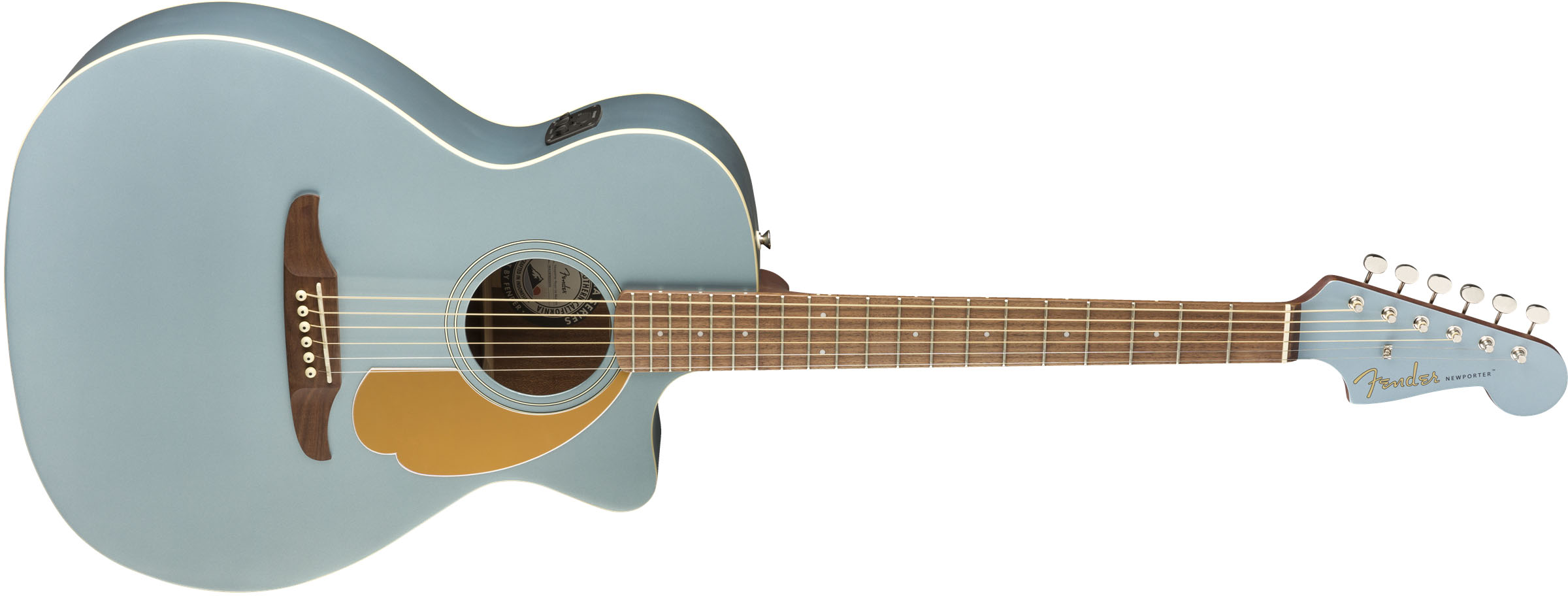 Newporter Player, Walnut Fingerboard, Ice Blue Satin - Image 4