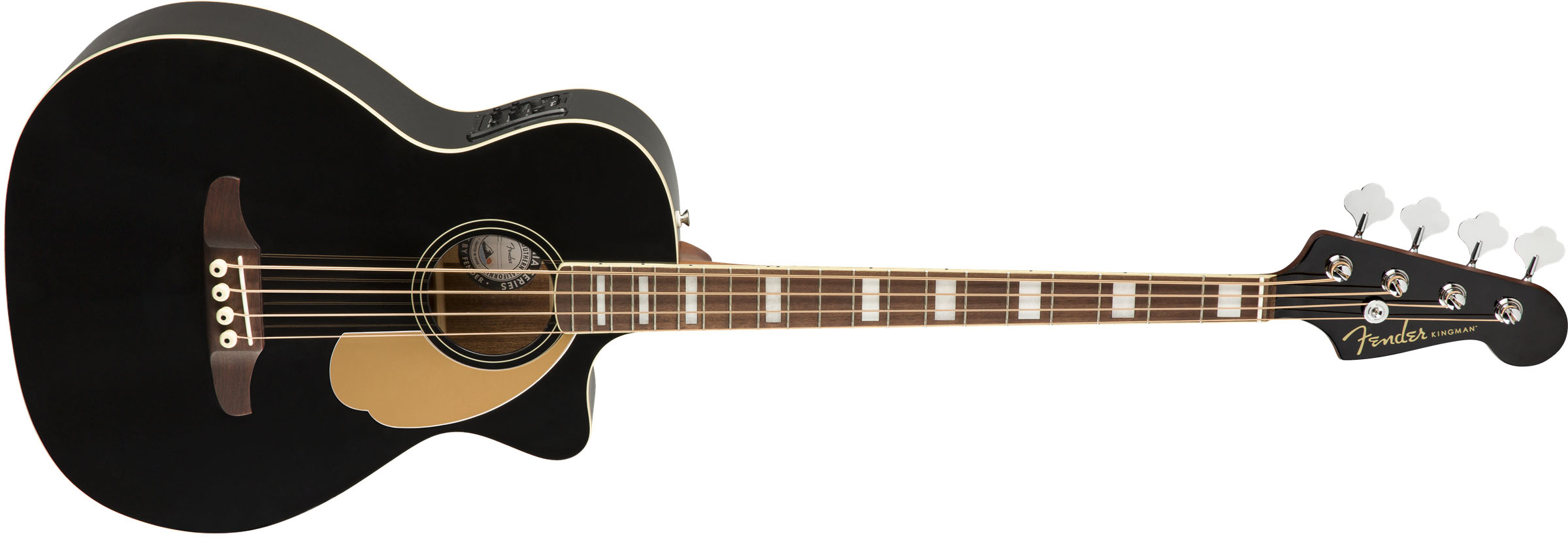 Kingman Bass, Walnut Fingerboard, Black - Image 4