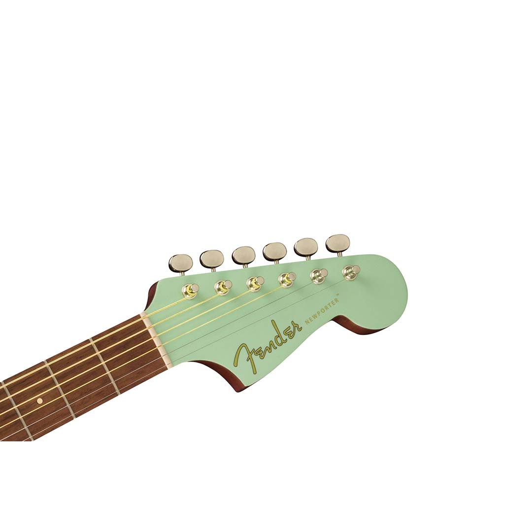 Newporter Player, Walnut Fingerboard, White Pickguard, Surf Green - Image 6