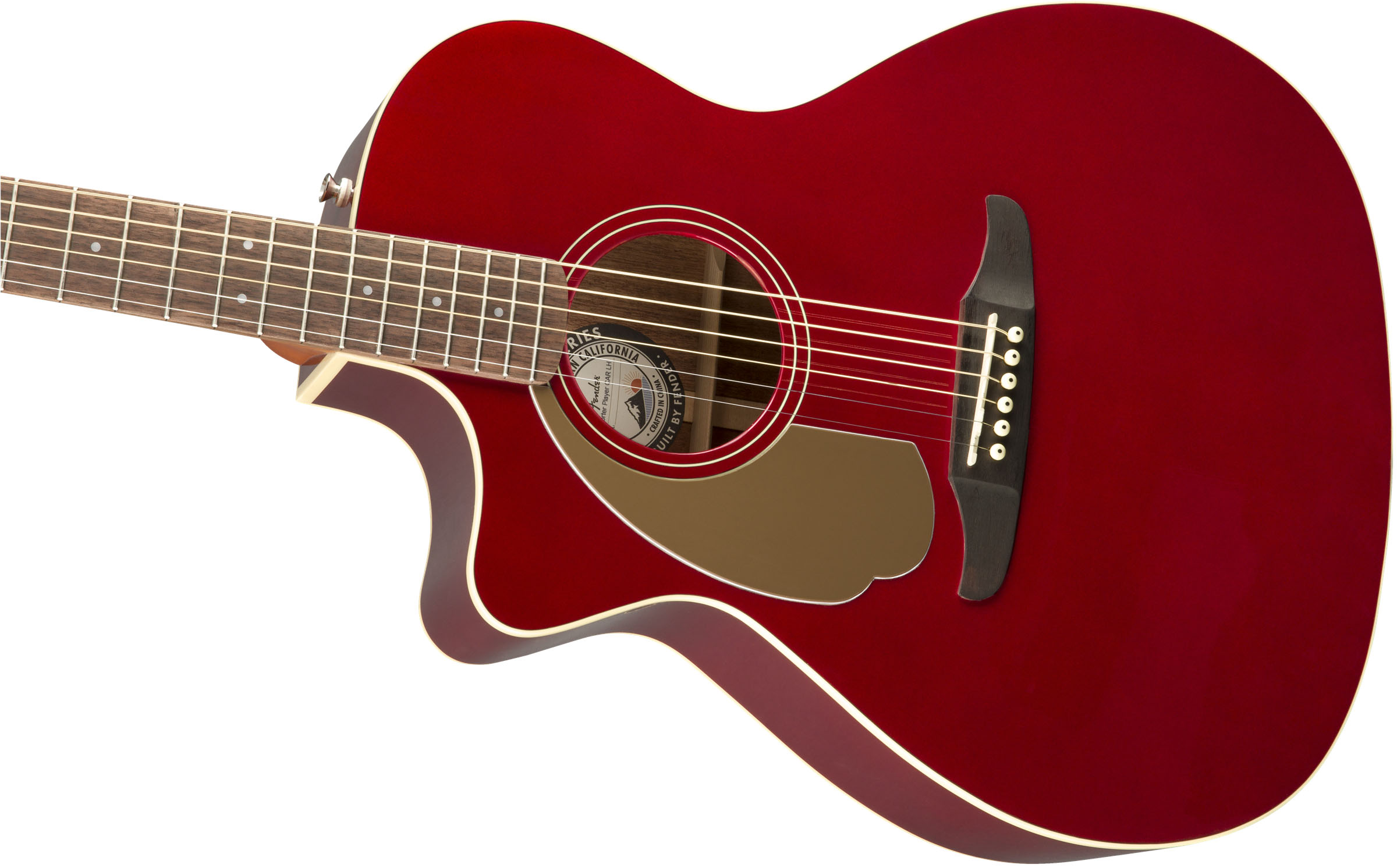 Newporter Player LH, Walnut Fingerboard, Candy Apple Red - Image 4