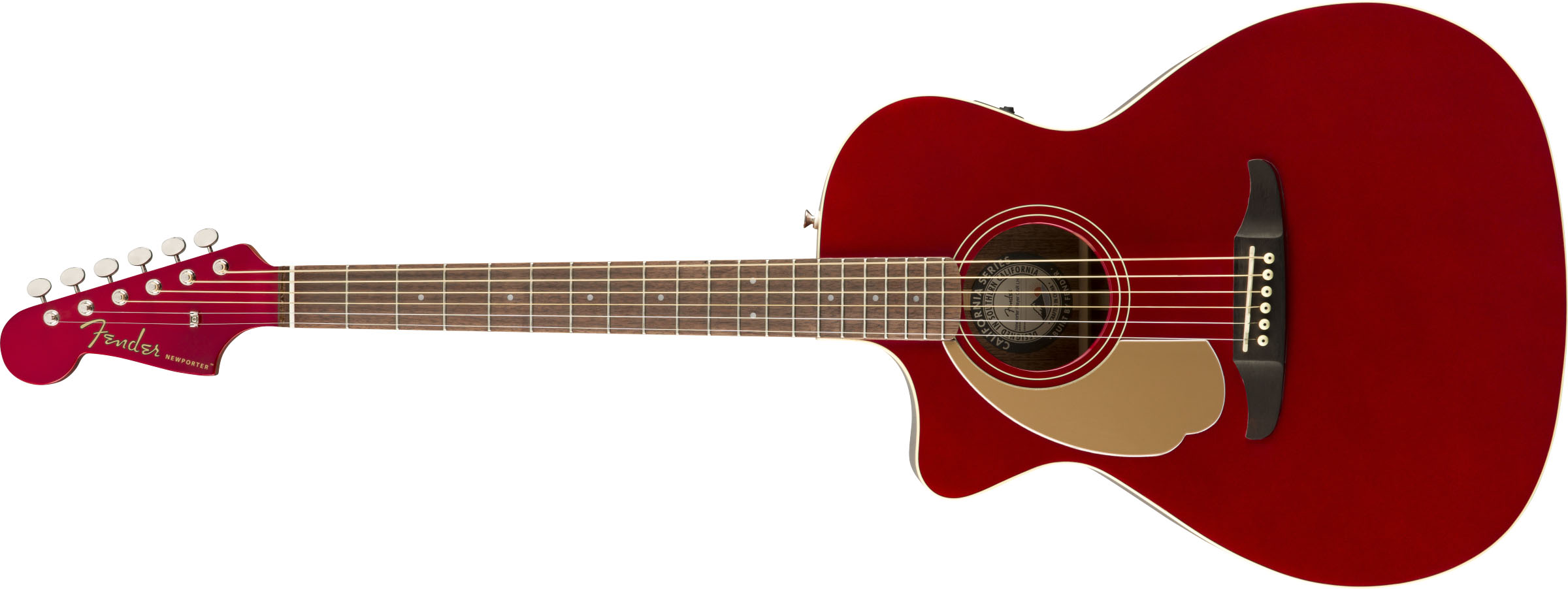Newporter Player LH, Walnut Fingerboard, Candy Apple Red - Image 2