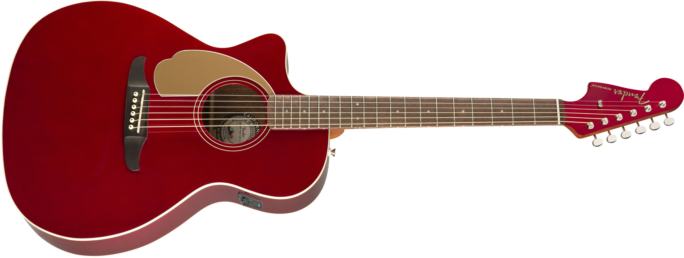 Newporter Player LH, Walnut Fingerboard, Candy Apple Red - Image 6