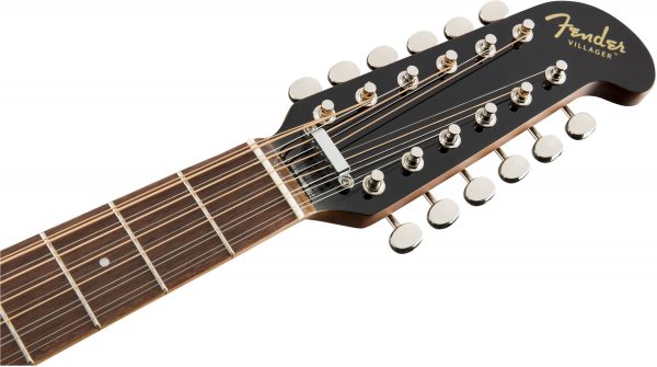 Villager 12-String, Walnut Fingerboard, Black V3 - Image 7
