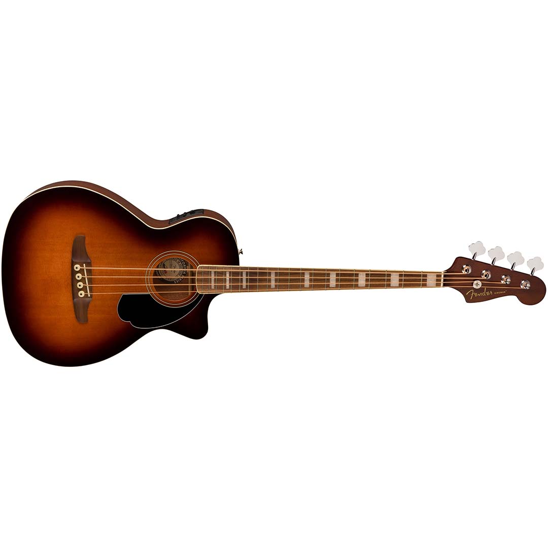 Kingman™ Bass, Walnut Fingerboard, Black Pickguard, Shaded Edge Burst - Image 4