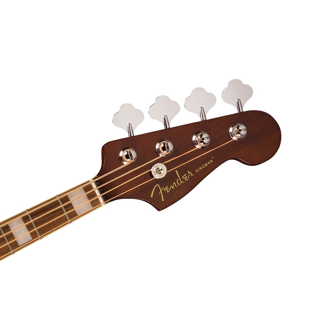 Kingman™ Bass, Walnut Fingerboard, Black Pickguard, Shaded Edge Burst - Image 6