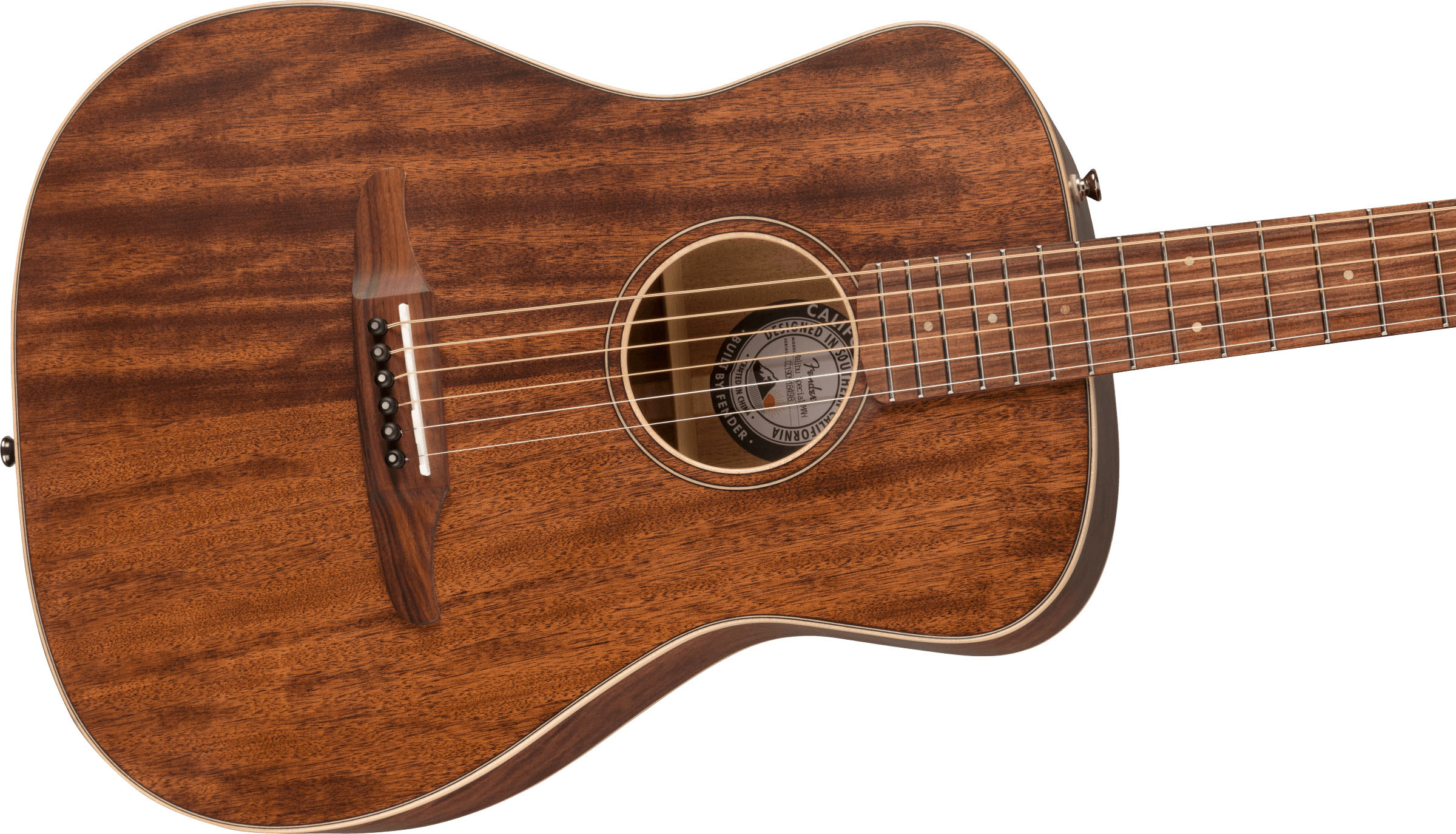 Malibu Special with Bag, All Mahogany, Pau Ferro Fingerboard, Natural - Image 5