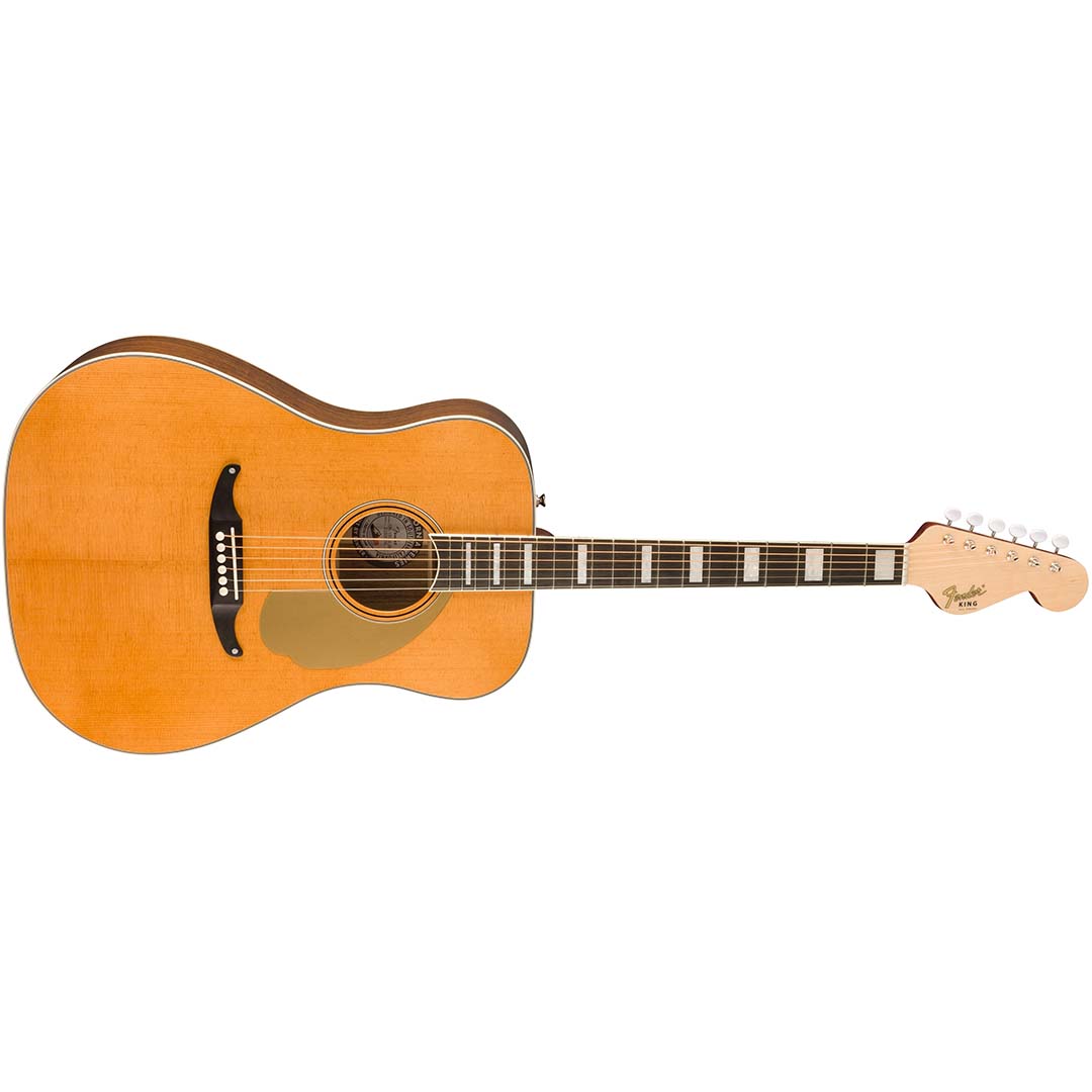 King Vintage, Ovangkol Fingerboard, Gold Pickguard, Aged Natural - Image 4