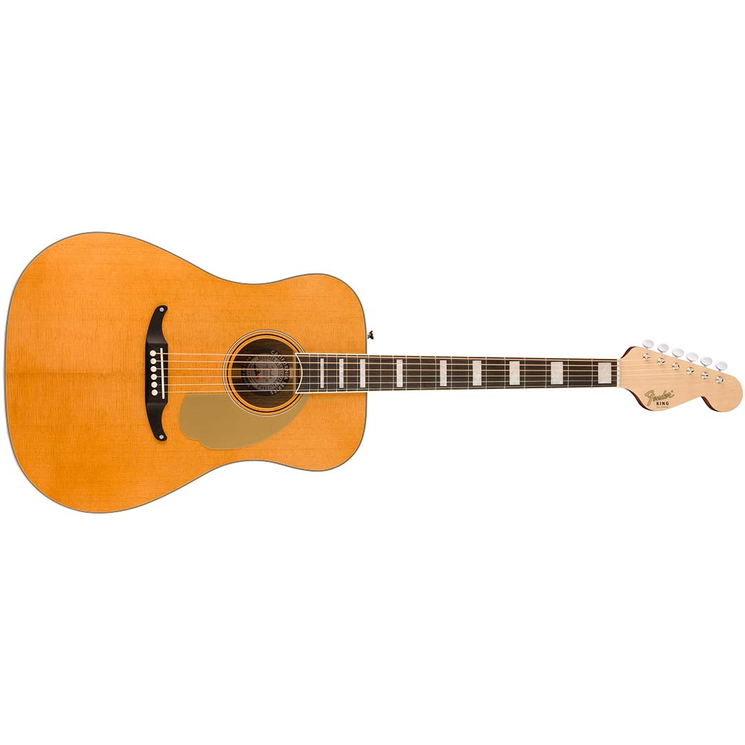 King Vintage, Ovangkol Fingerboard, Gold Pickguard, Aged Natural - Image 2