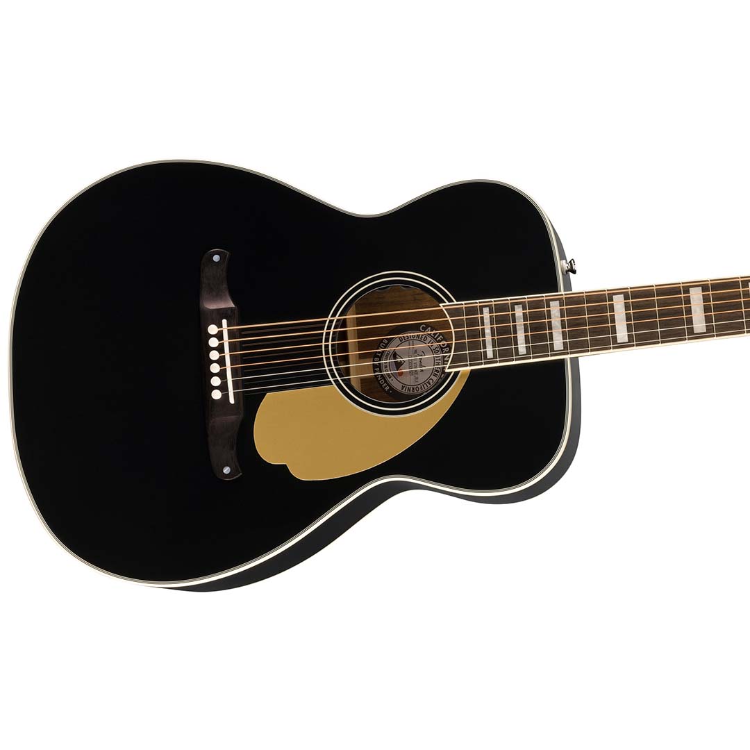 Malibu Vintage, Ovangkol Fingerboard, Gold Pickguard, Black - Image 5