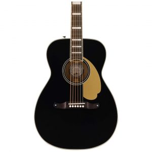 Malibu Vintage, Ovangkol Fingerboard, Gold Pickguard, Black