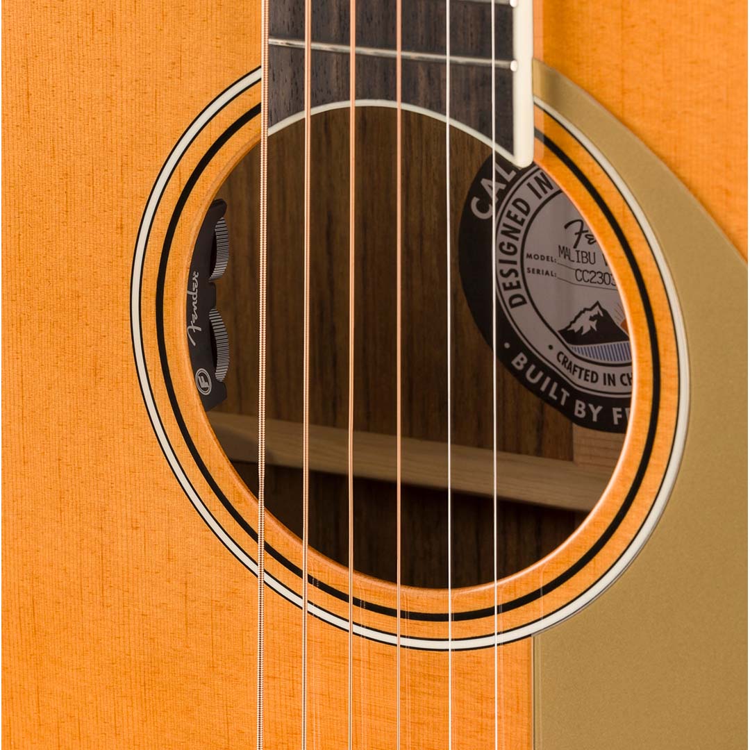 Malibu Vintage, Ovangkol Fingerboard, Gold Pickguard, Aged Natural - Image 8