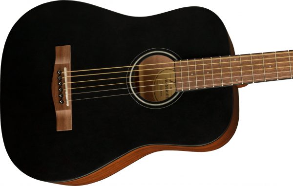 FA-15 3/4 Scale Steel with Gig Bag, Walnut Fingerboard, Black - Image 5