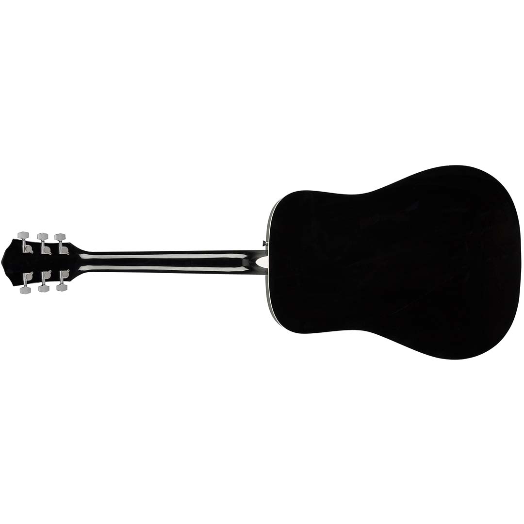 FA-125 Dreadnought, Walnut Fingerboard, Black - Image 3