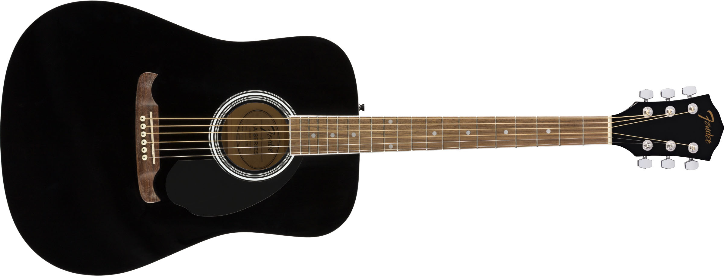 FA-125 Dreadnought, Walnut Fingerboard, Black - Image 2