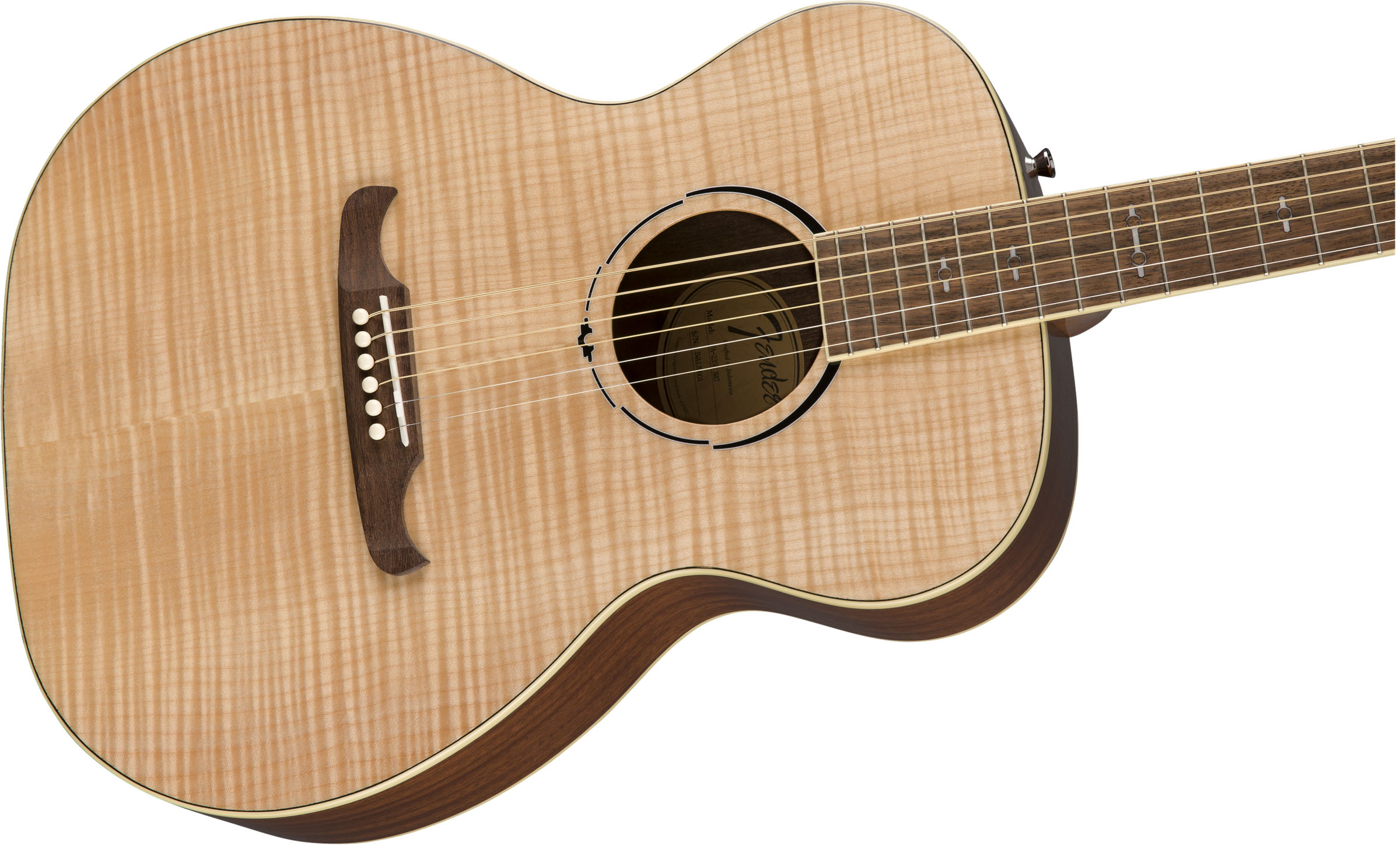 FA-235E Concert, Walnut Fingerboard, Natural - Image 6