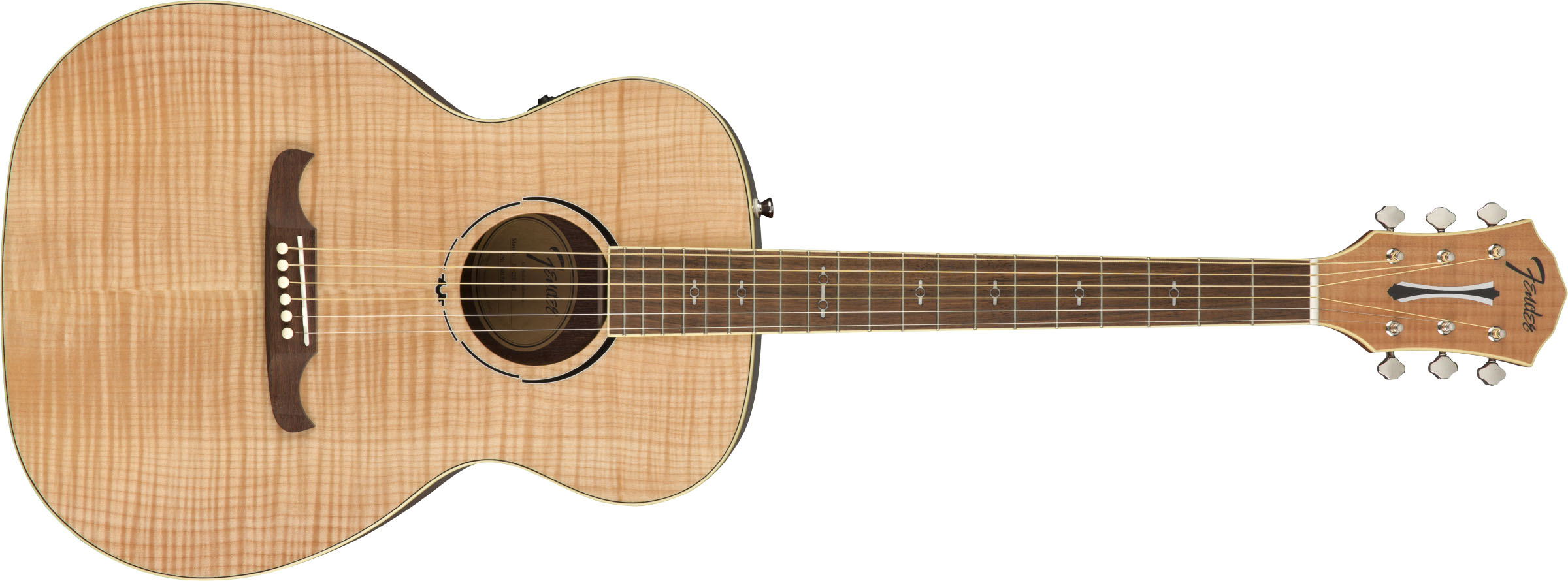 FA-235E Concert, Walnut Fingerboard, Natural - Image 2