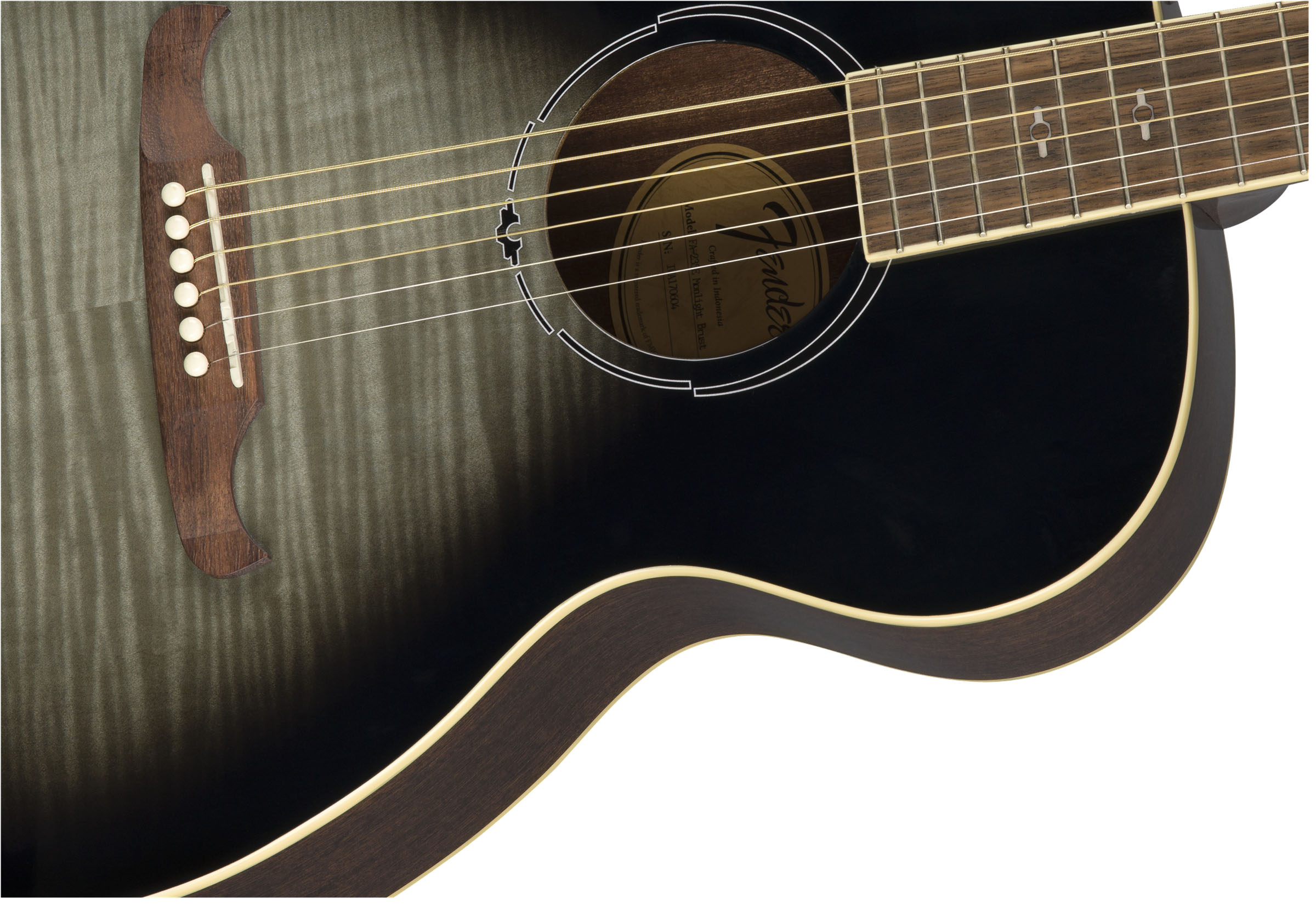 FA-235E Concert, Walnut Fingerboard, Moonlight Burst - Image 5