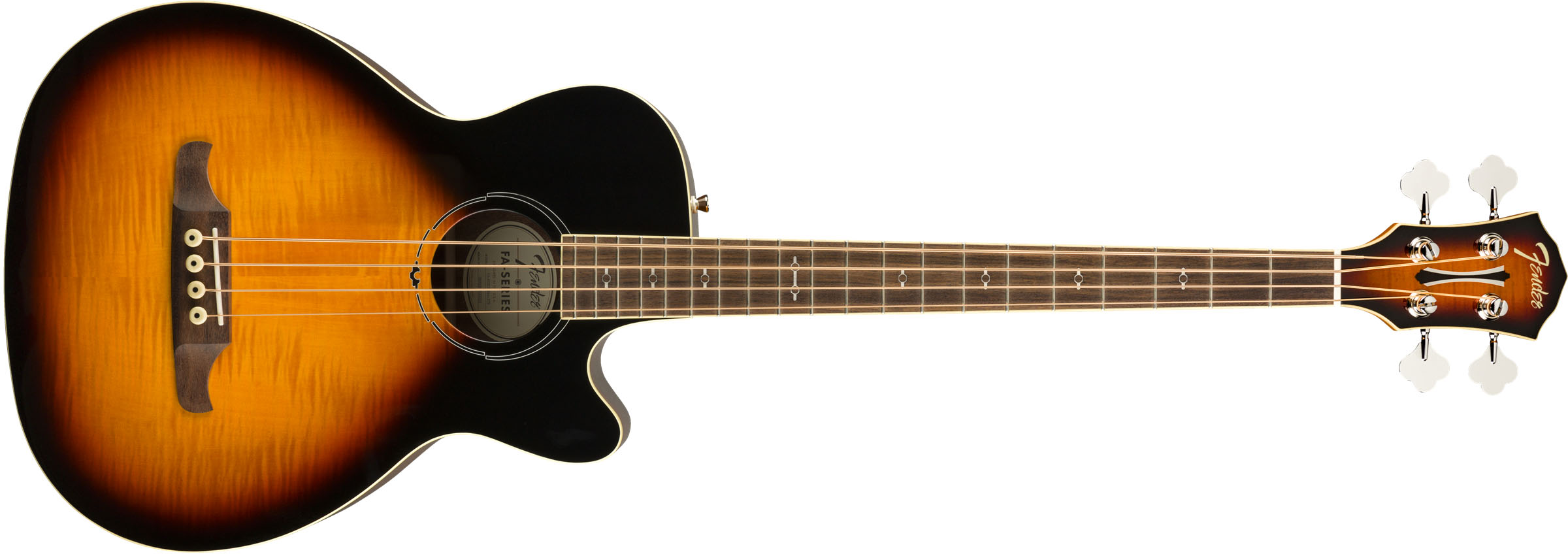 FA-450CE Bass, Laurel Fingerboard, 3-Color Sunburst - Image 2