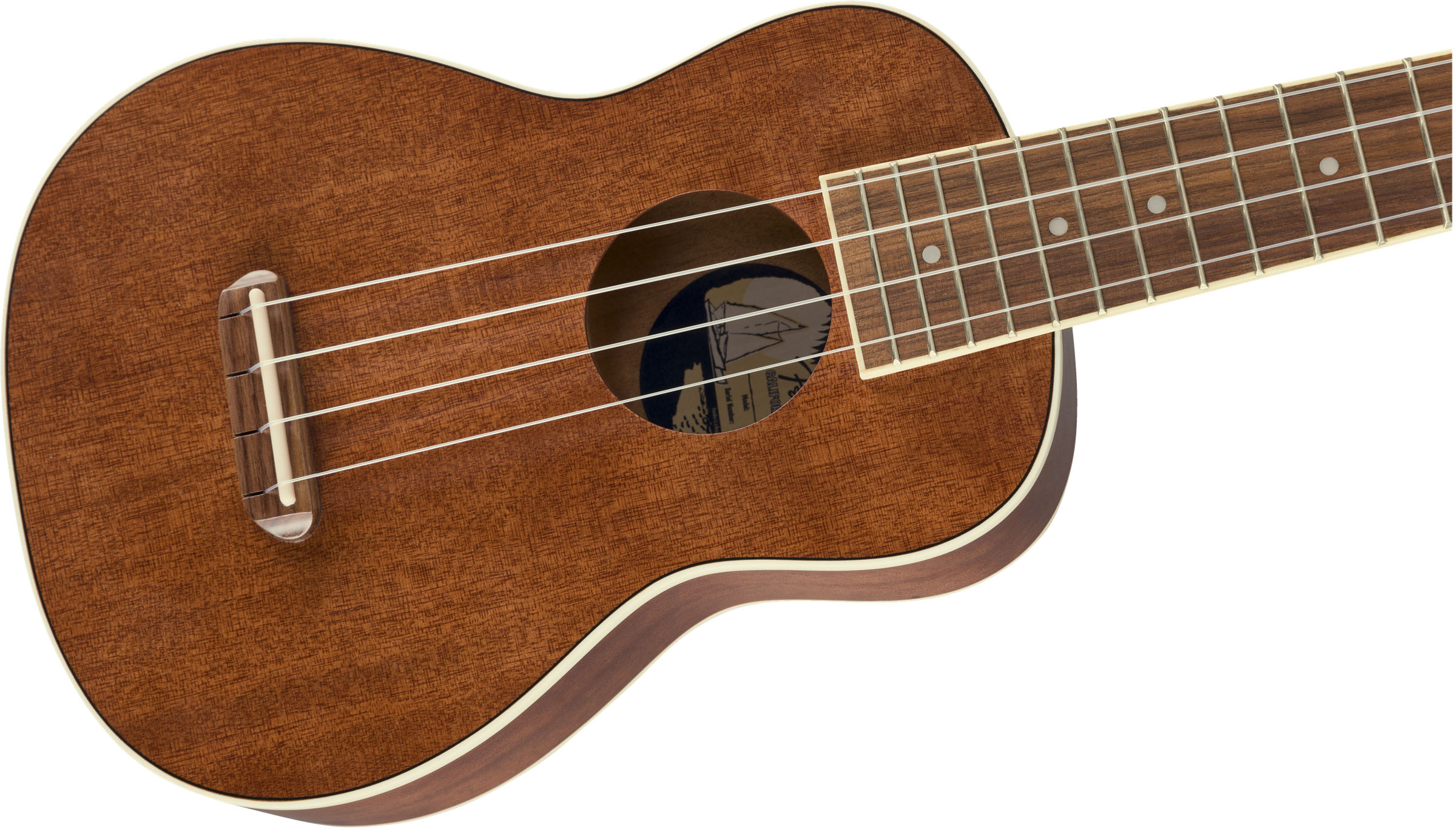 Seaside Soprano Ukulele Pack, Walnut Fingerboard, Natural - Image 6