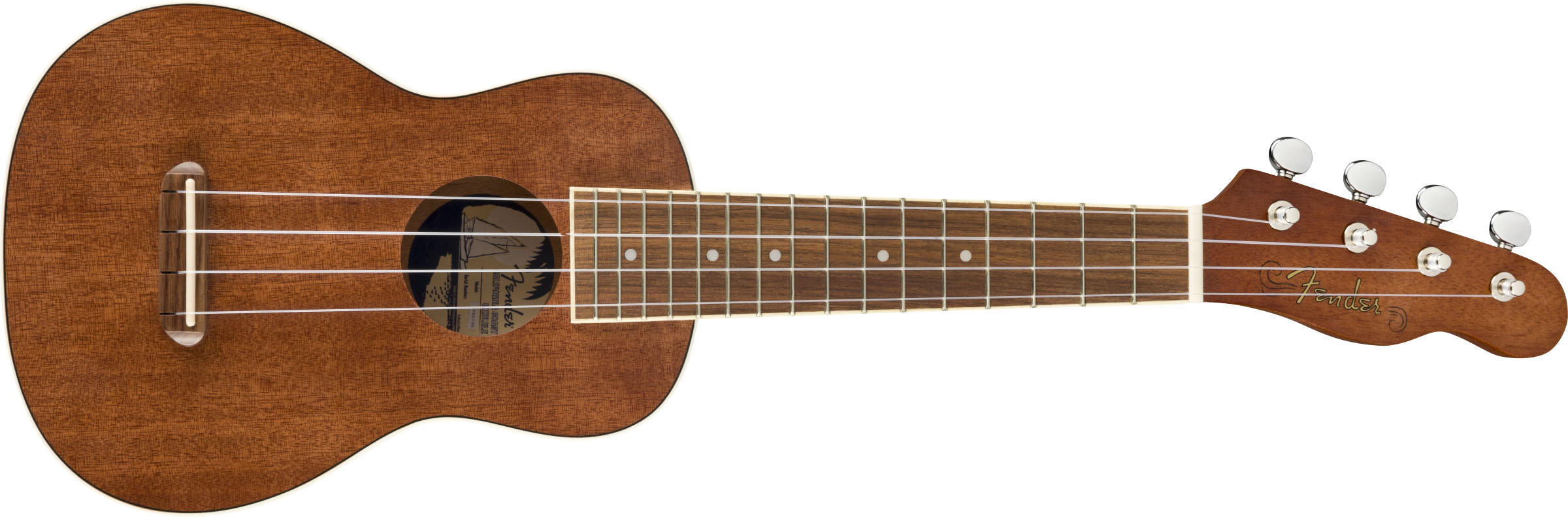Seaside Soprano Ukulele Pack, Walnut Fingerboard, Natural - Image 3