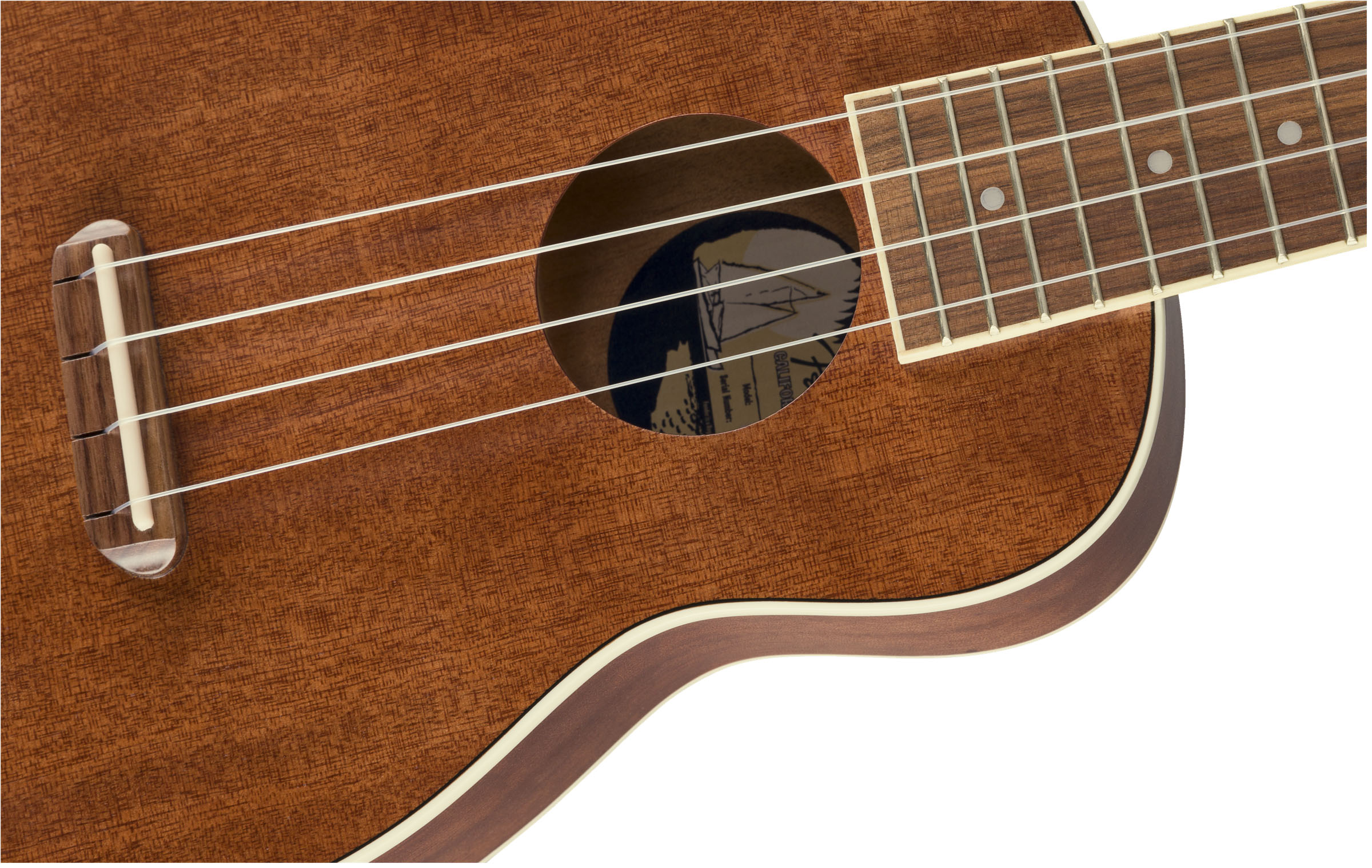 Seaside Soprano Ukulele Pack, Walnut Fingerboard, Natural - Image 5