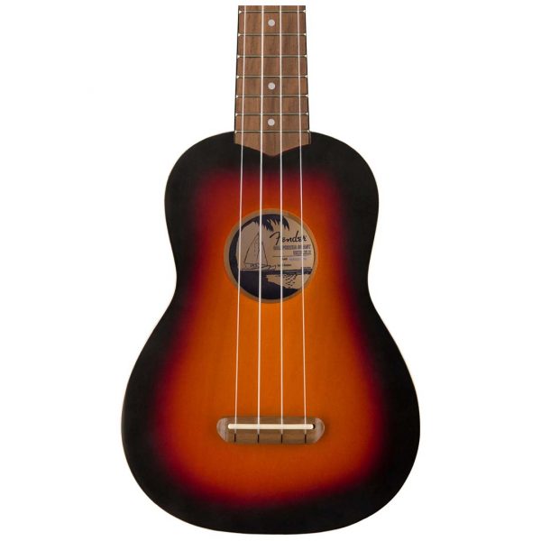 Venice Soprano Uke, Walnut Fingerboard, 2-Color Sunburst