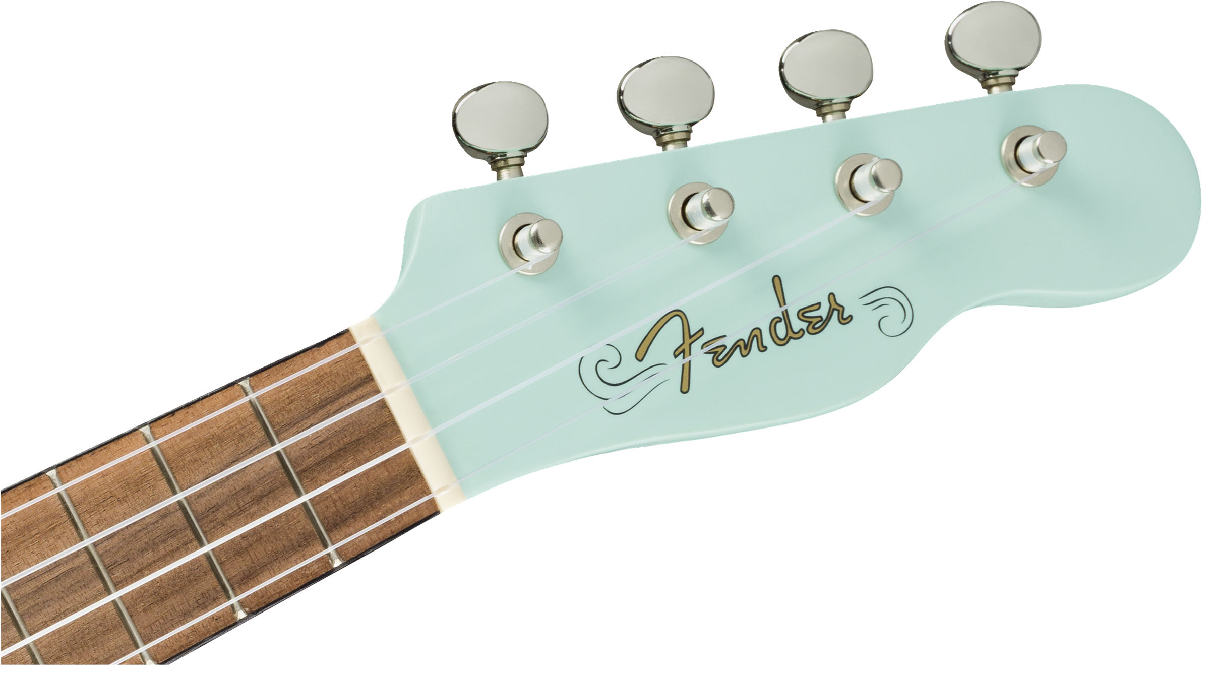 Venice Soprano Uke, Walnut Fingerboard, Daphne Blue - Image 7