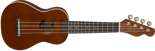 Venice Soprano Uke, Walnut Fingerboard, Natural - Image 4