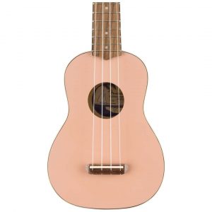Venice Soprano Uke, Walnut Fingerboard, Shell Pink