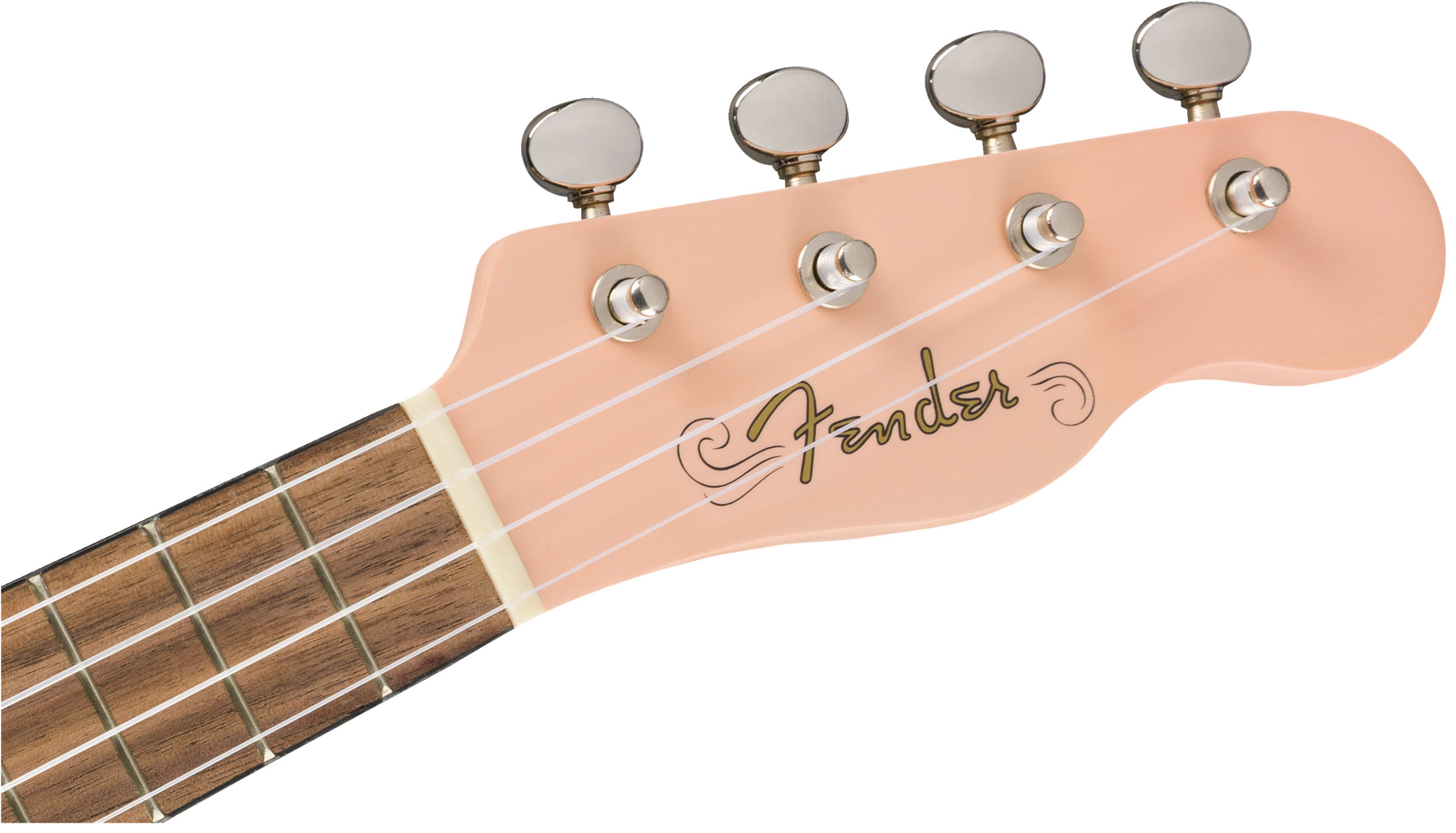 Venice Soprano Uke, Walnut Fingerboard, Shell Pink - Image 7