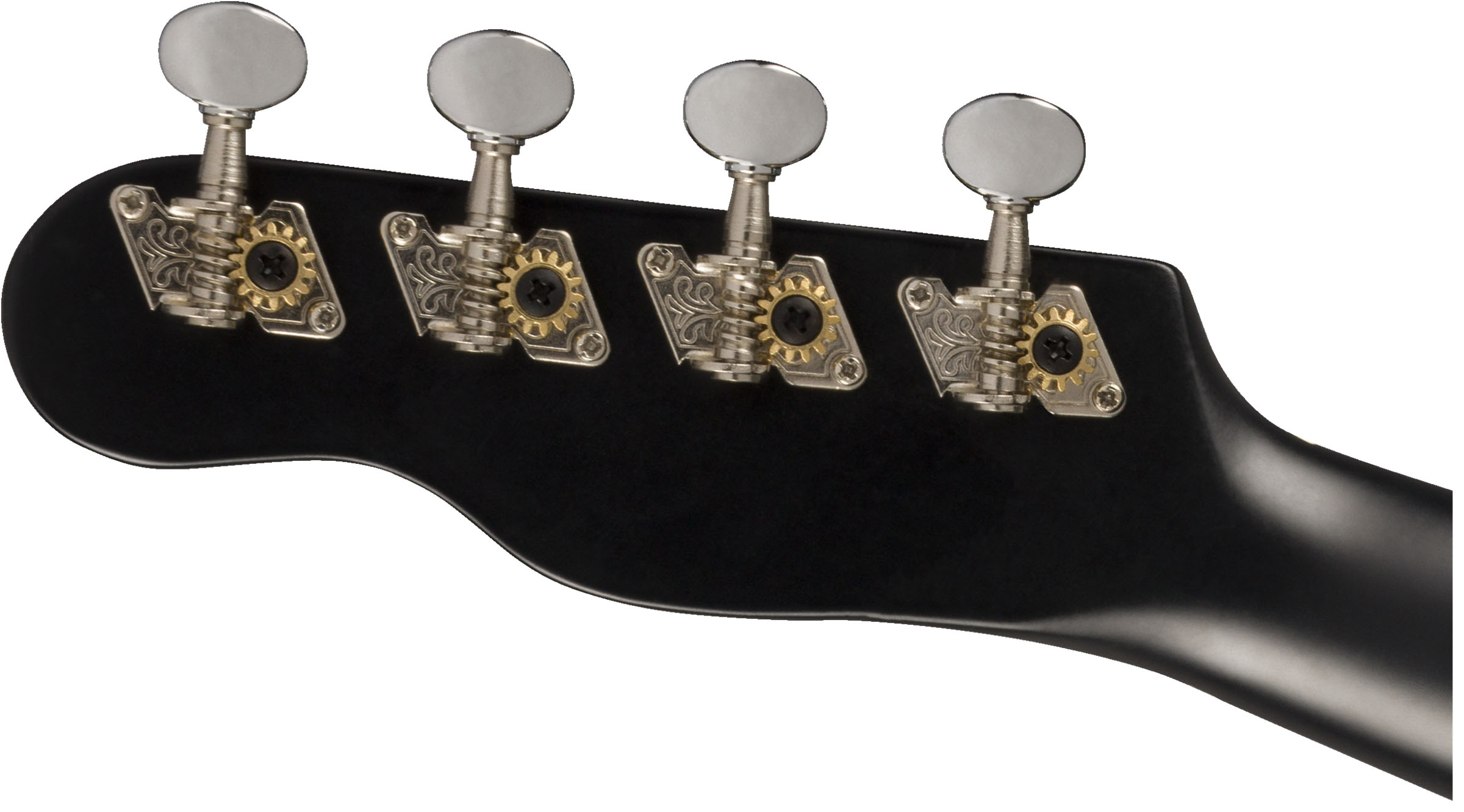 Venice Soprano Uke, Walnut Fingerboard, Black - Image 8