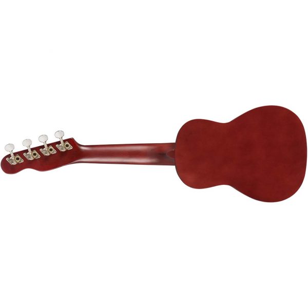 Venice Soprano Uke, Walnut Fingerboard, Cherry - Image 3