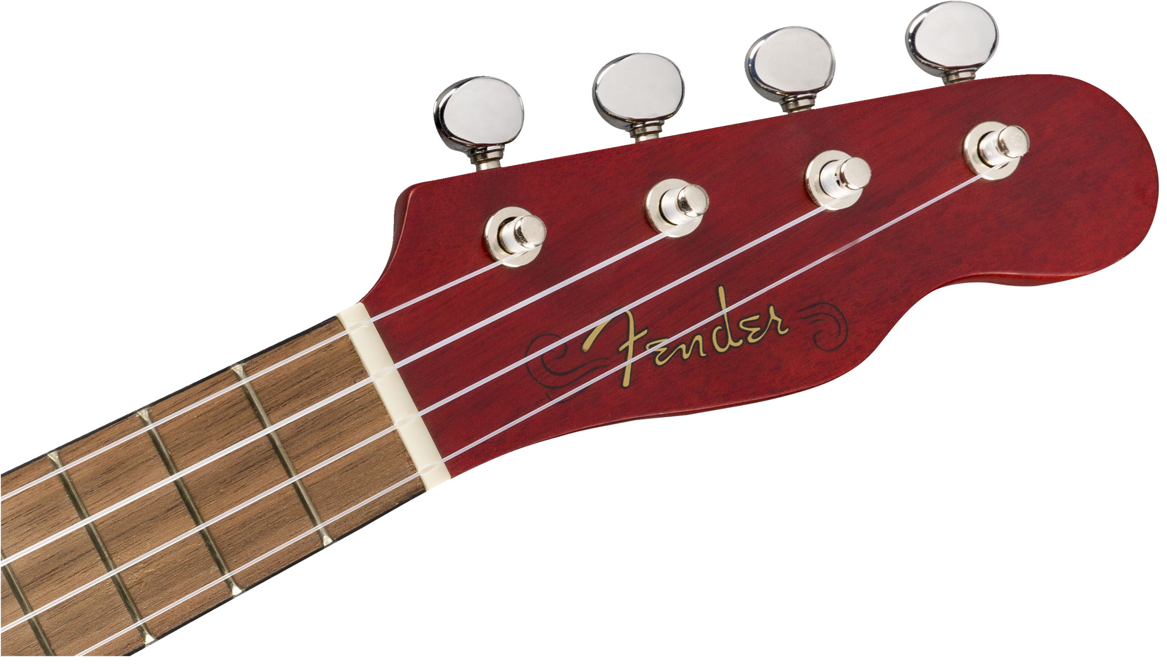Venice Soprano Uke, Walnut Fingerboard, Cherry - Image 7