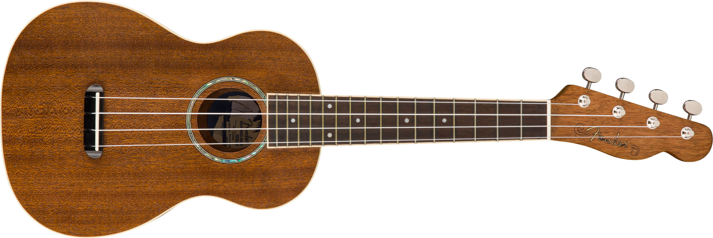 Zuma Concert Ukulele, Walnut Fingerboard, Natural - Image 2
