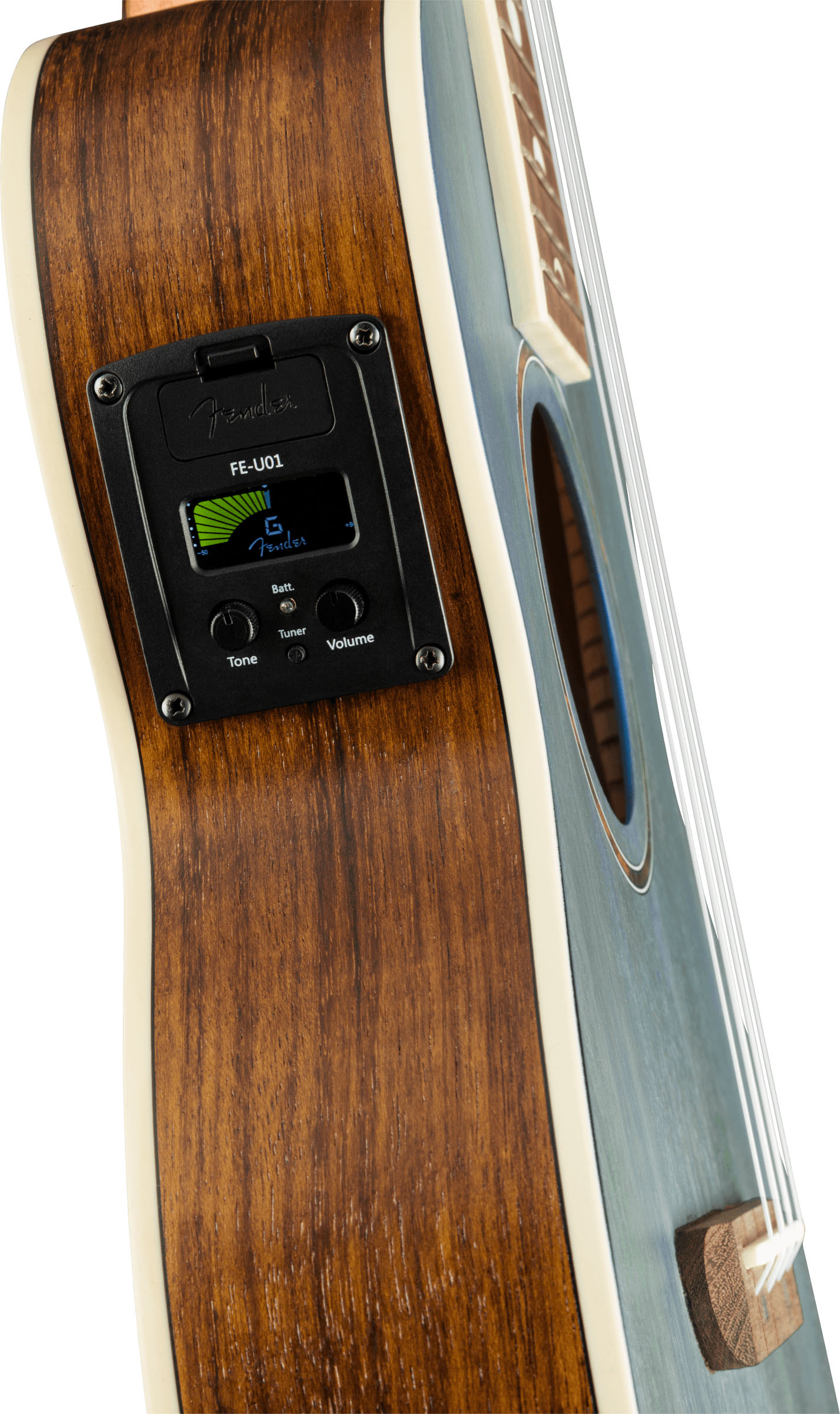 Dani Harrison Uke, Walnut Fingerboard, Turquoise - Image 6