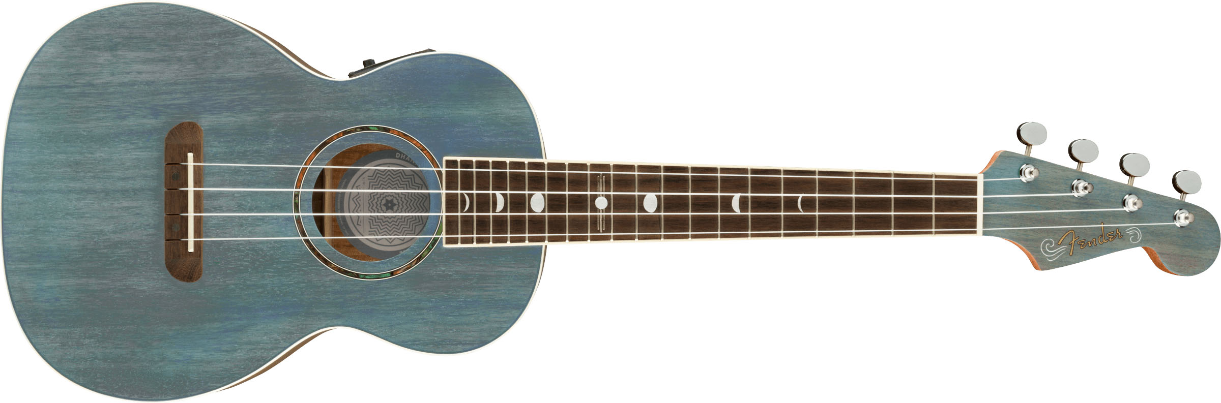 Dani Harrison Uke, Walnut Fingerboard, Turquoise - Image 2