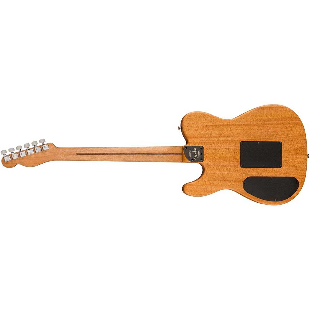 American Acoustasonic® Telecaster® All-Mahogany, Ebony Fingerboard, Natural - Image 3