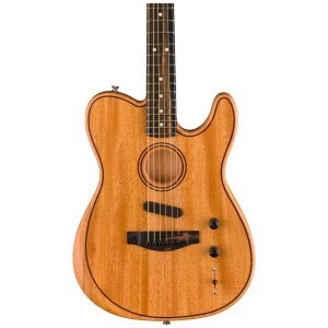 American Acoustasonic® Telecaster® All-Mahogany, Ebony Fingerboard, Natural