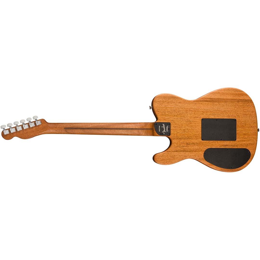 American Acoustasonic® Telecaster® All-Mahogany, Ebony Fingerboard, Bourbon Burst - Image 3