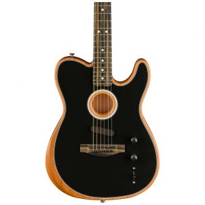 American Acoustasonic® Telecaster®, Ebony Fingerboard, Black