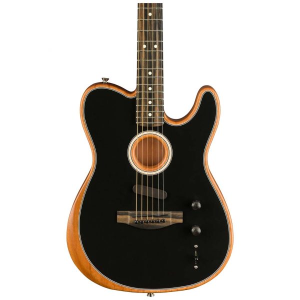 American Acoustasonic® Telecaster®, Ebony Fingerboard, Black