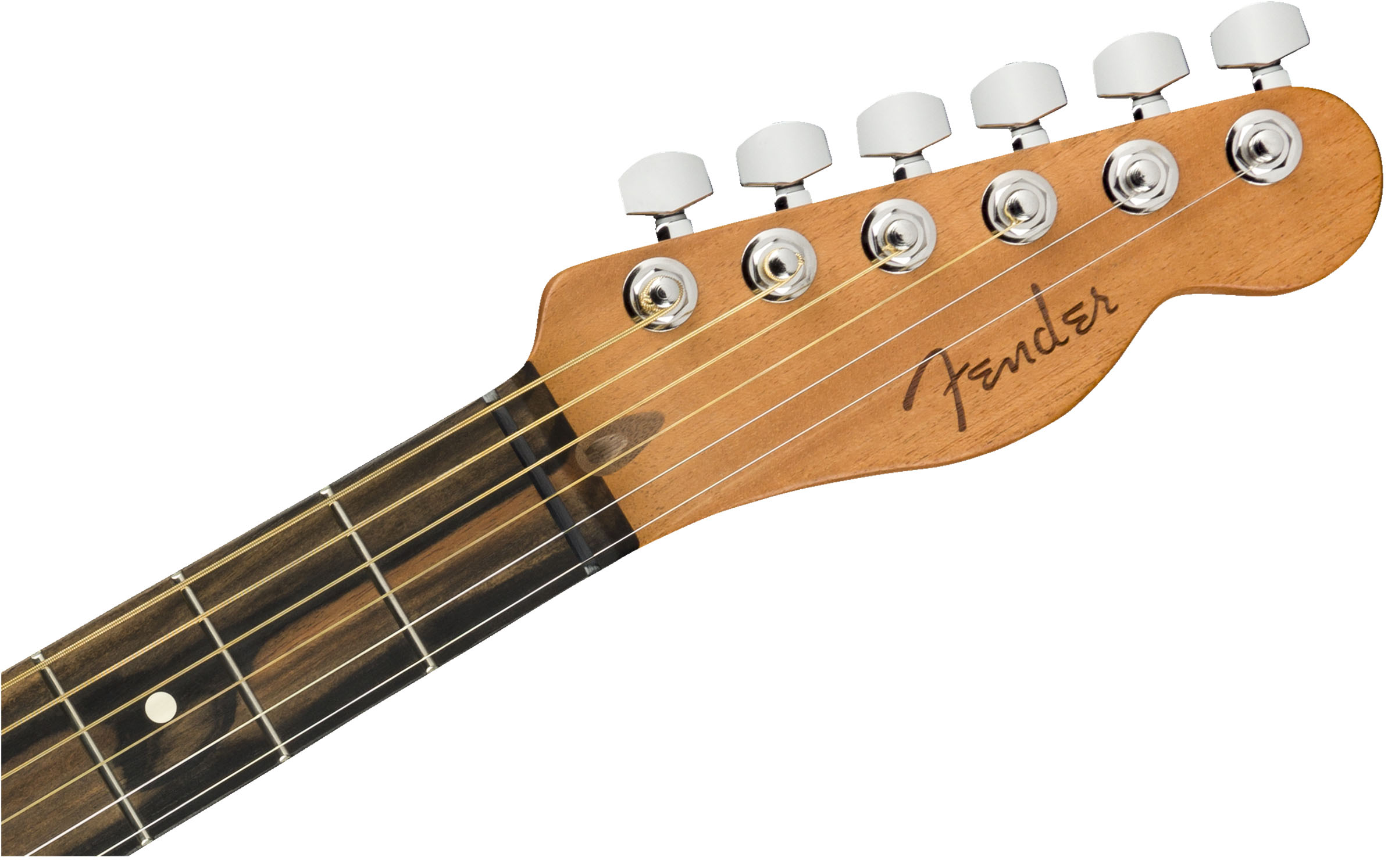 American Acoustasonic® Telecaster®, Ebony Fingerboard, Black - Image 7