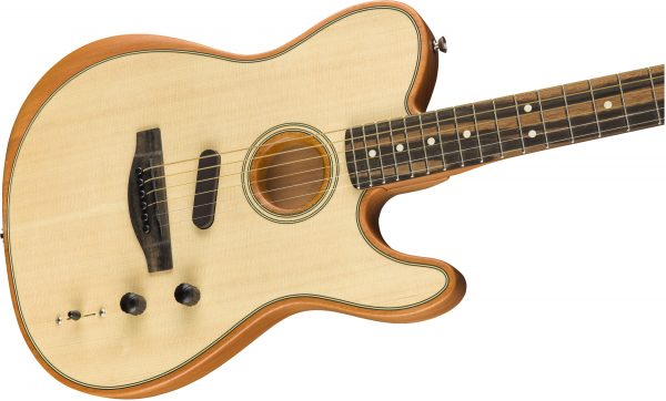 American Acoustasonic® Telecaster®, Ebony Fingerboard, Natural - Image 6