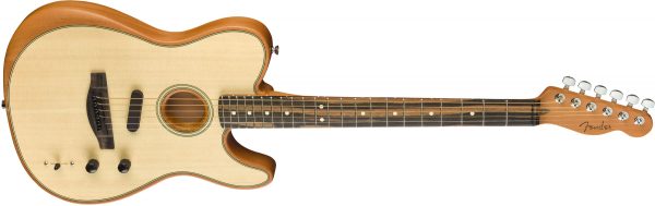 American Acoustasonic® Telecaster®, Ebony Fingerboard, Natural - Image 4